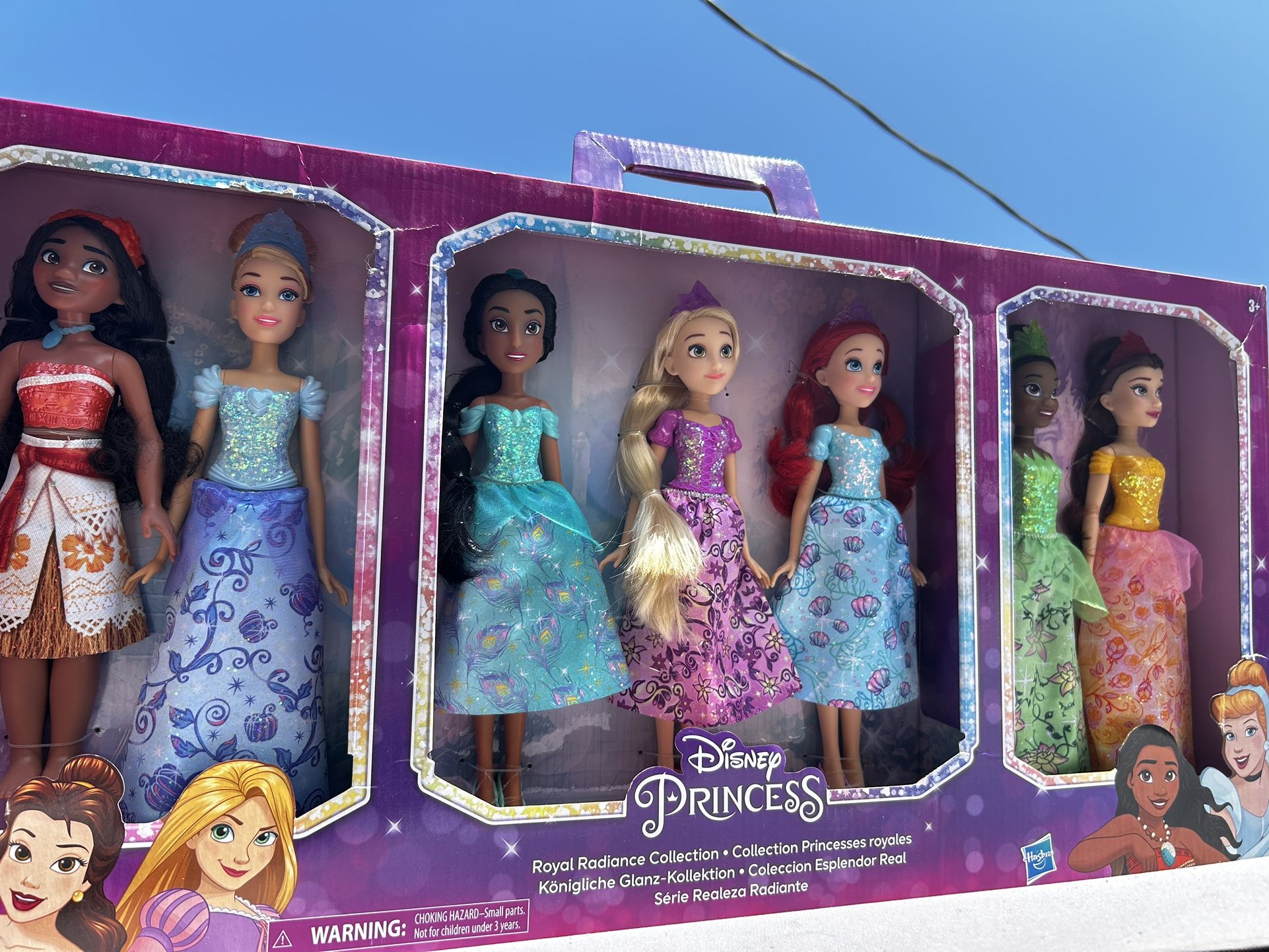 open lace back dress Disney Princess Tiana Wooden Magnetic Dress-Up Play Set