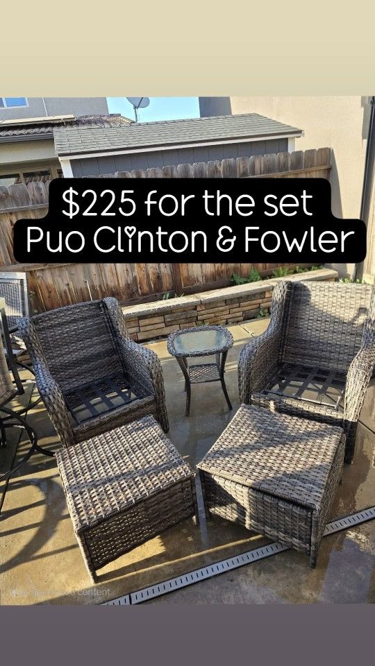 Patio Furniture Set