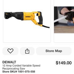 Dewalt Corded Saw 