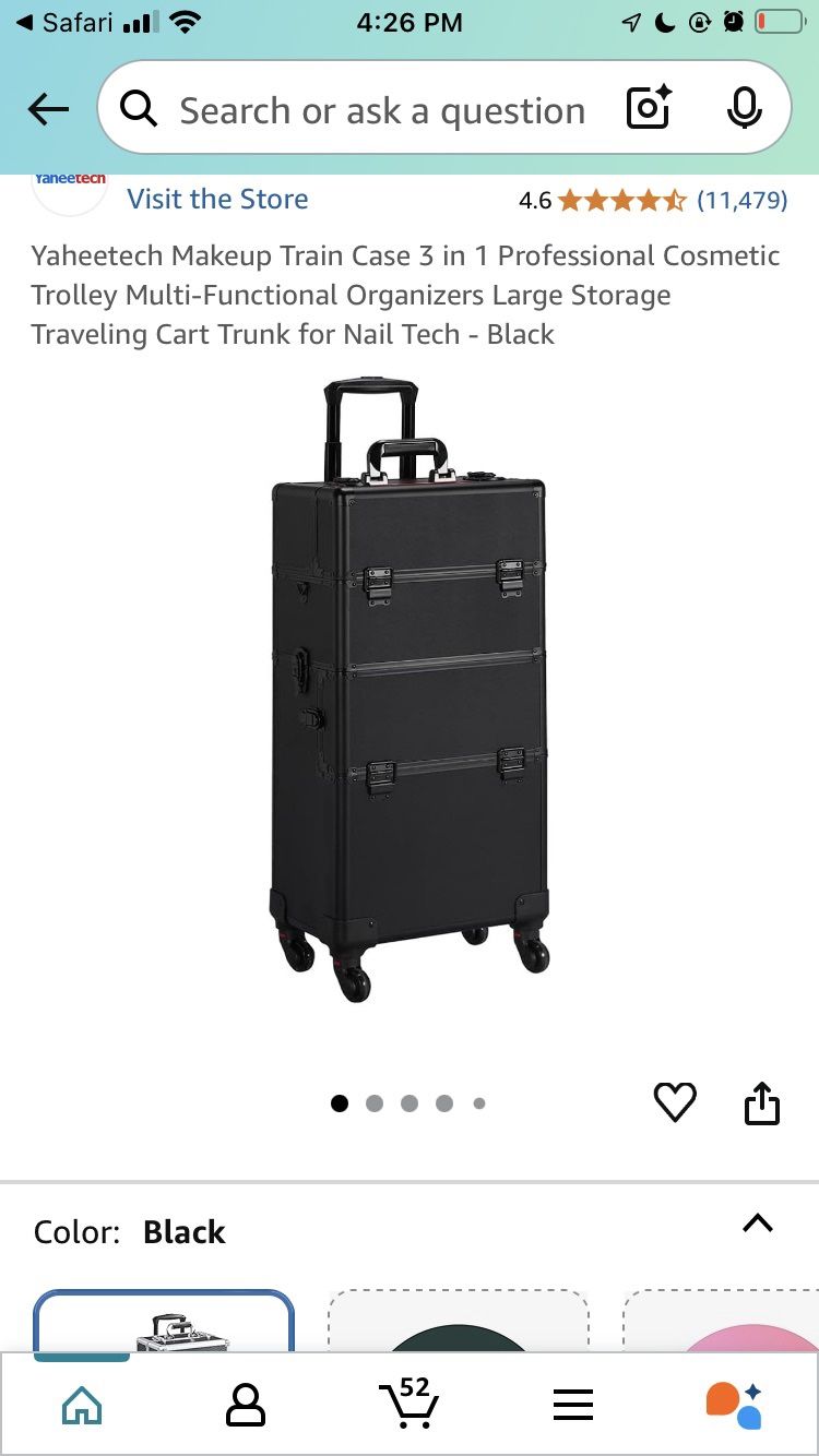 Yaheetech Make Up Roller Case