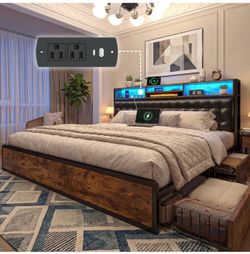 King sized bedroom frame