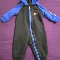 Nike Baby Futura Hooded Coverall-Size 6 Months