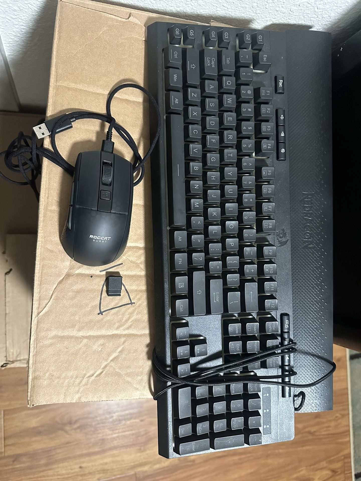 Reddragon Keyboard W/ Roccat Pro Air Mouse