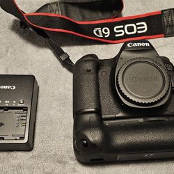Canon 6D Body Only  W/ Battery Grip 