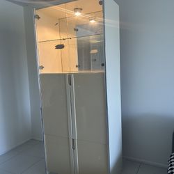 Cabinet Mid Century Modern Display Bookcase