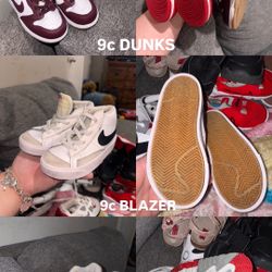 1 8c Shoe, And 9c Toddler Shoes Nikes