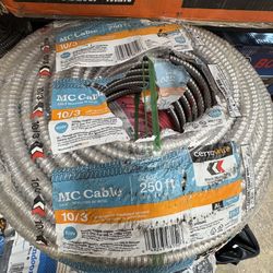 New MC Metal Clad Cable 10/3 250ft
