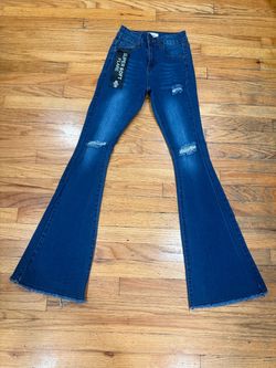 Super Soft Flare Distressed Jeans Size 0