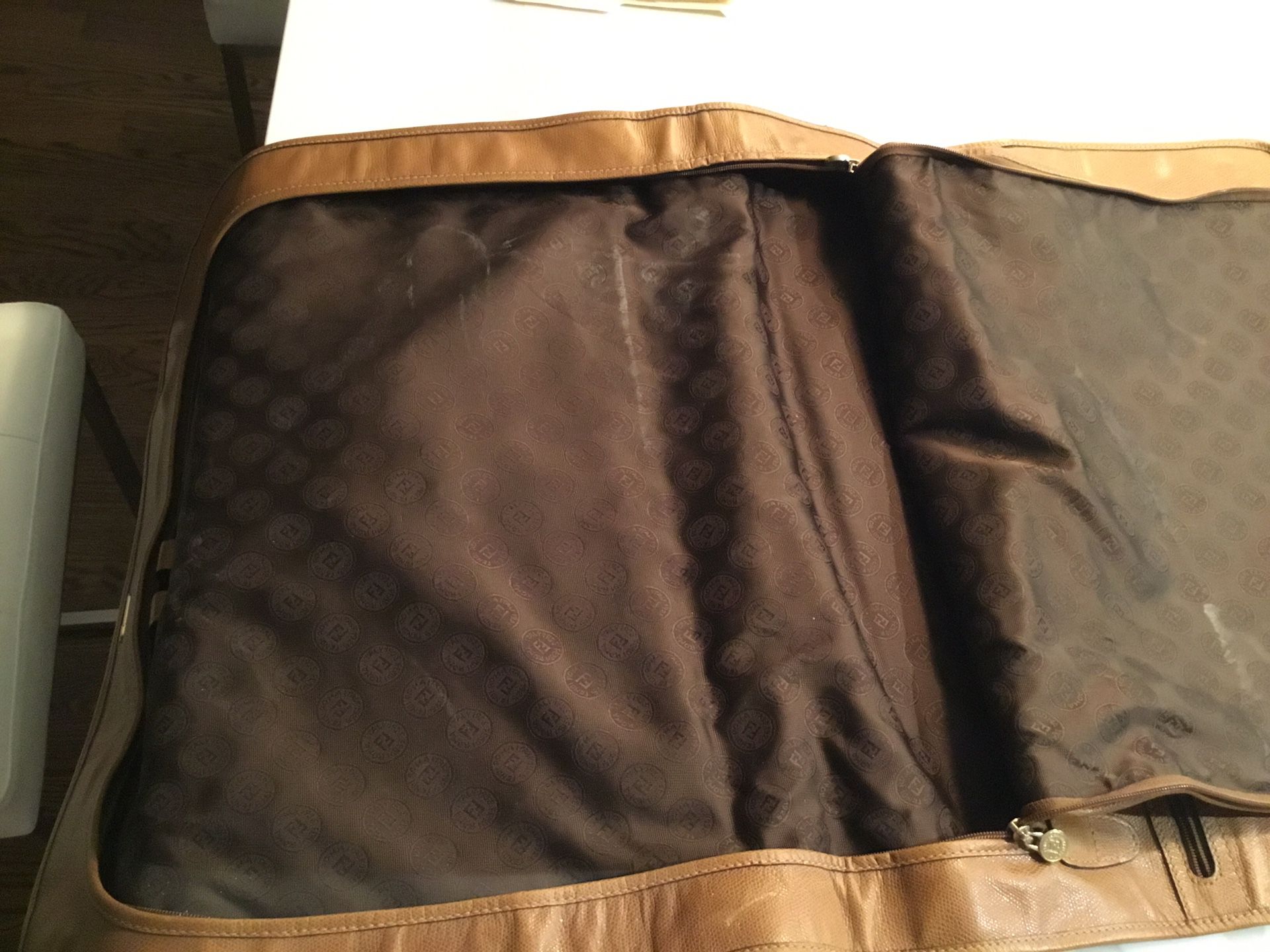 Fendi Italian Leather Garment Bag