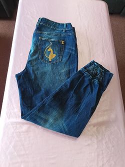 Vintage Authentic Baby Phat Jeans Skinny Jeans Blue Size 20