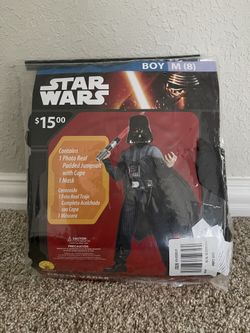 Halloween - Star Wars Child's Darth Vader Value Costume, Size M (8)
