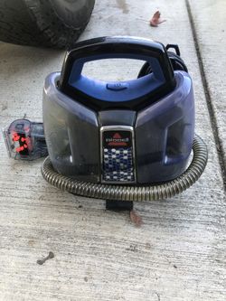 Bissell SpotClean ProHeat 2694 Portable Spot and Stain Carpet Cleaner In Blue