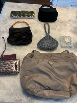Beautiful 6-piece collection of designer and statement handbags