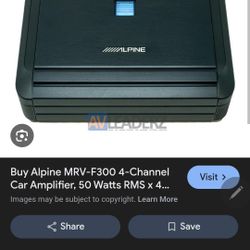 Alpine 4 Channel Amplifier 