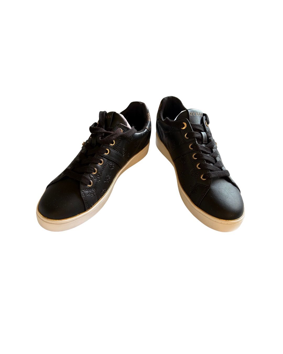 Nordstrom Women's Black and Gold Trainers