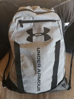 Under armor, backpack.