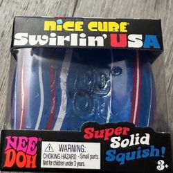Needoh USA themed ice cube