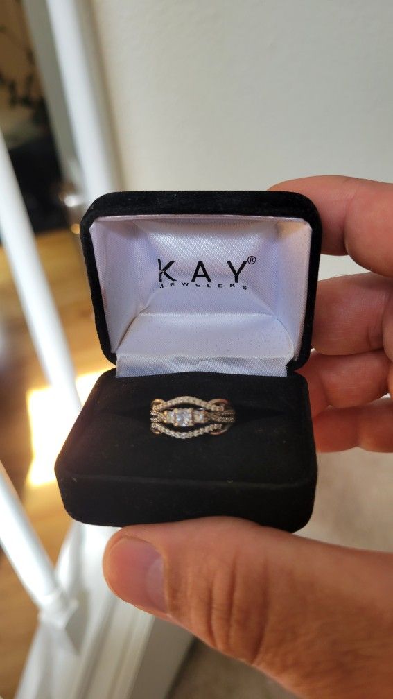 1/4 Carat Women's Engagement And Wedding Band 7.5