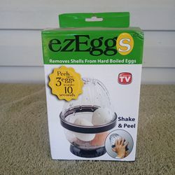 E Z Eggs Shell Remover, Shaker-As Seen On TV, BPA Free