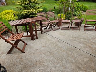Wood Patio furniture