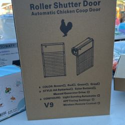Roller Shutter Door Automatic Chicken Coop Door 