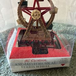🎡 Vintage Mr. Christmas Animated Musical Ferris Wheel – Collector’s Item! 🎡