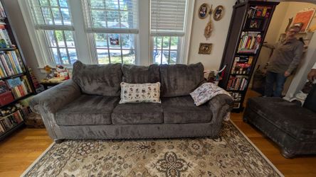 Ashley furniture sleeper sofa, chair, & ottoman