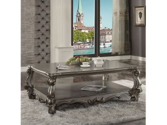 Versailles Antique Platinum Coffee Table