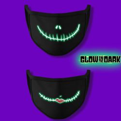 FACE MASK, JACK & SALLY COUPLES FACE MASK HALLOWEEN FACE MASK