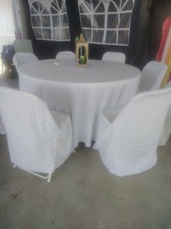 Renta de manteles y cubre sillas