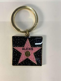 Alexis star keychain  Hollywood  walk of fame