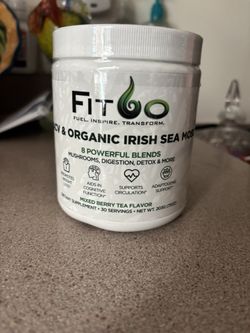Apple cider vinegar and Irish sea moss $10 