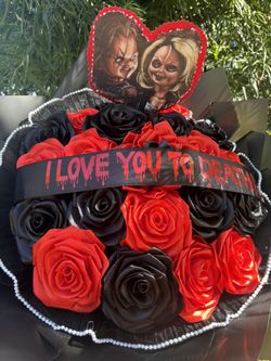 Chucky And Tiffany Bouquet