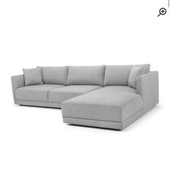 116.14” Wide Sofa And Chaise Like New