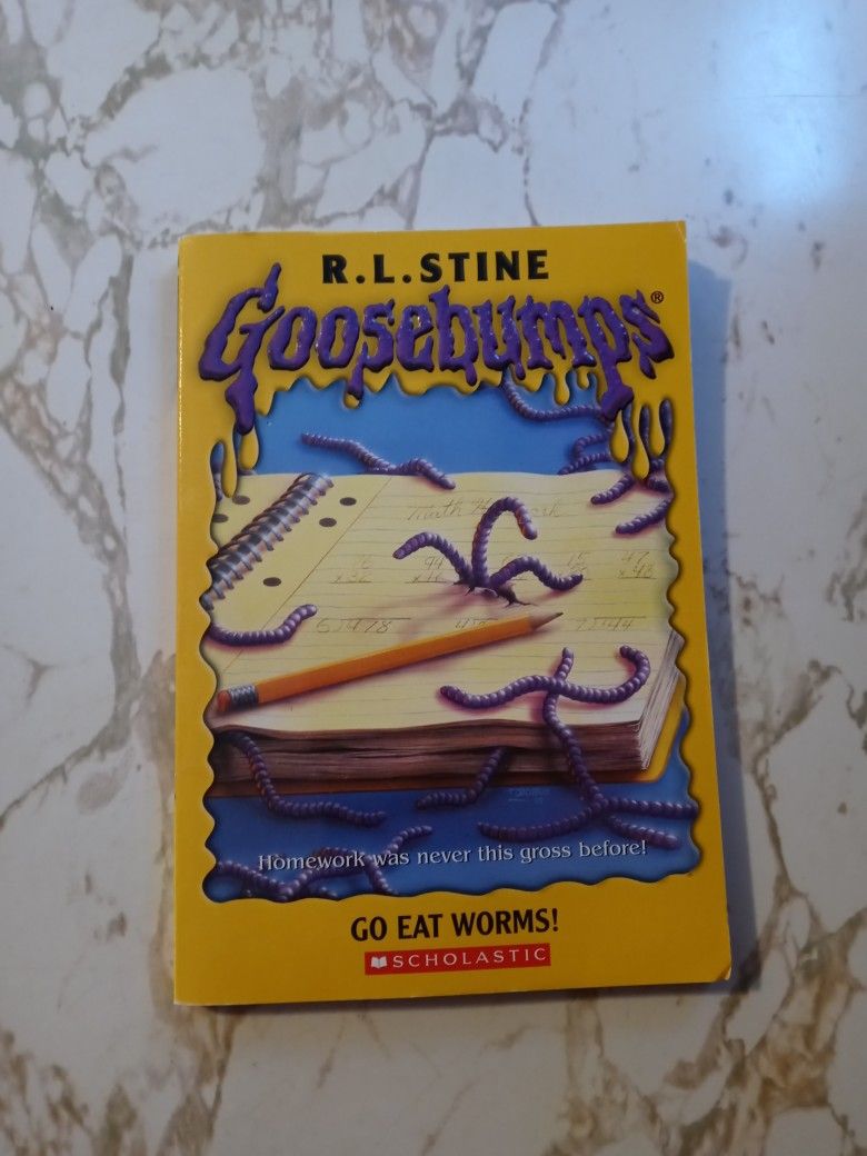 Goosebumps Go Eat Worms! Paperback Book