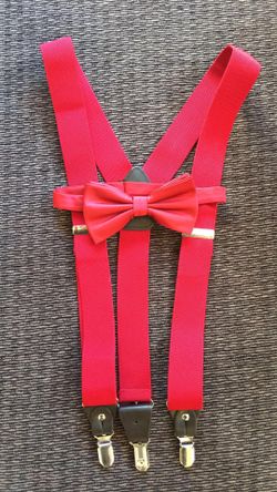 Suspenders & Bow Tie