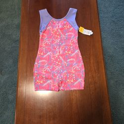 BRAND NEW WITH TAGS GYMNASTICS/DANCE ONE-PIECE OUTFIT SZ L 10-12