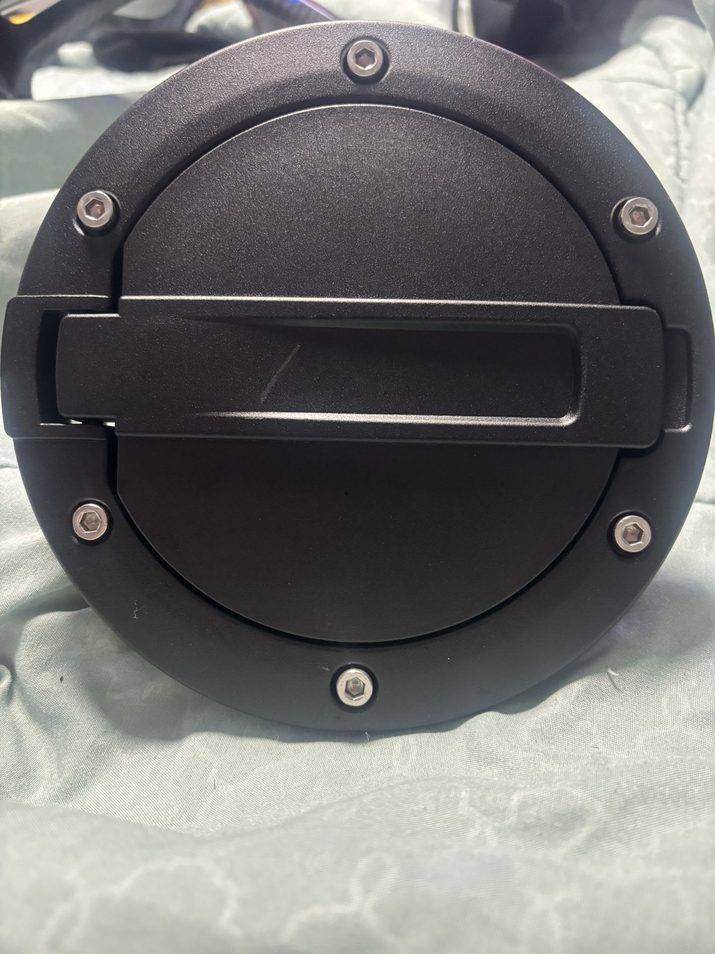 Gas Cap Fuel Tank Cover, Fuel Tank Cover, 2007-2018 Compatible with Jeep Wrangler JK JKU (NOT for JL JLU JT)