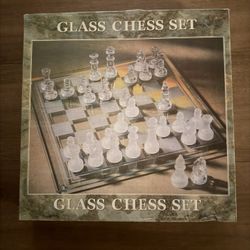 Glass Chess Set