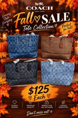 Fall tote bag