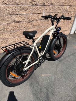 FRONT SUSPENSION/2000/3000 Watt Dual Motor Mountain E-Bike, 38mph, Bluvall V1, Sand Or Black