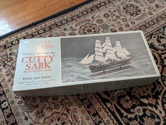 Vintage Wooden Ship Model