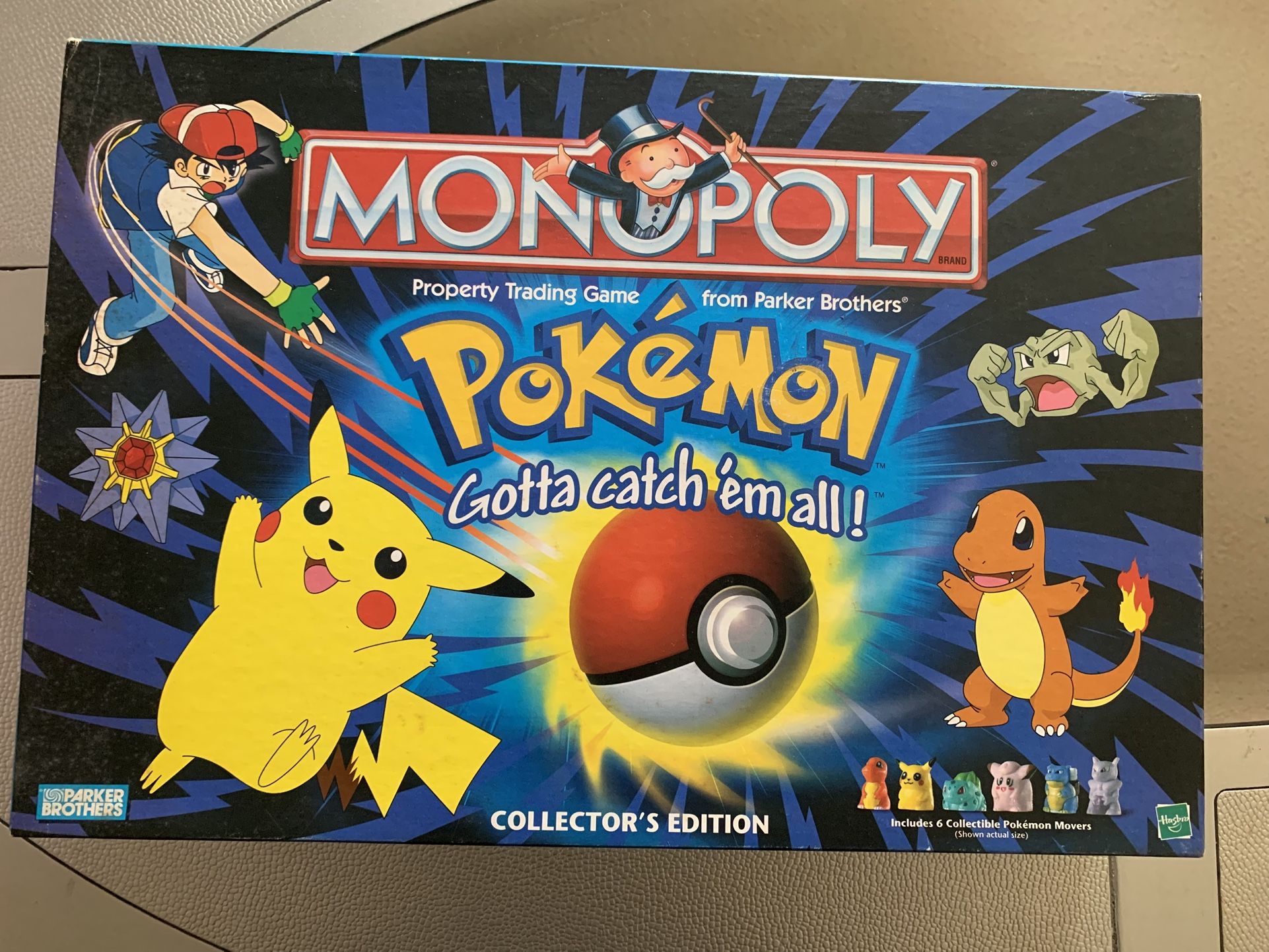 1999 Hasbro Pokemon Collector's Edition Monopoly Board Game - 100% Complete