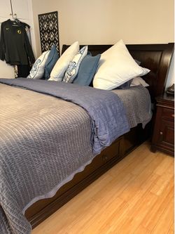 Cal King bed frame - $150 obo