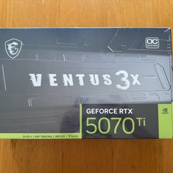 MSI Ventus 3x 5070 ti 16GB Graphics Card GPU