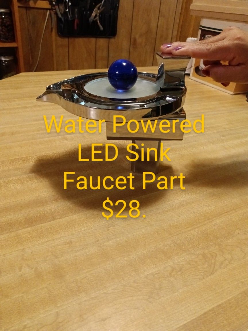 #413... Water Powered LED Faucet