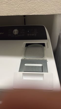 4.6 cu. ft. White Top Load Washer with Faucet and 7 cu. ft. White Top Load Dryer Set