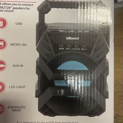 Portable rechargeable Bluetooth speaker  New in original box