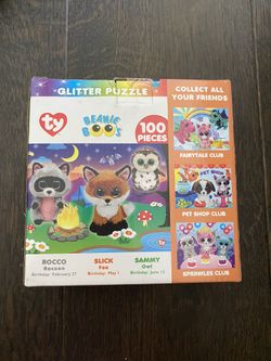 Glitter Puzzle 100 Pieces 