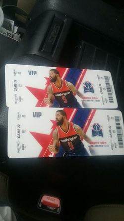 Wizards Sixers VIP All Inclusive tickets